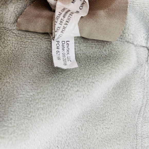 Levtex Baby Lovey Raccoon w/Santa Hat Gray White Striped Security Blanket Read - Picture 8 of 11